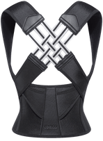 Back posture corrector brace with cross support design for spinal alignment