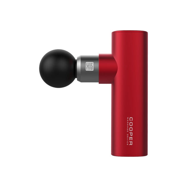 Red Hi5 Mini Massager compact mini portable massage gun with round massage head
