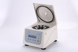 PRP centrifuge machine open with rotor for platelet rich plasma preparation