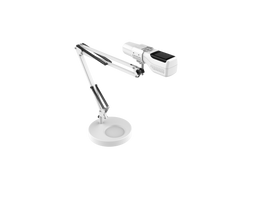Vein finder with flexible table stand for hands-free vein viewing
