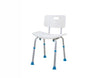 ATLANTIS Contour Shower Stool With Backrest