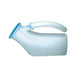 Male urinal bottle with lid, 1 litre bedside and travel urine bottle for men