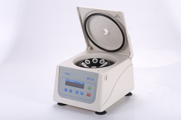 PRP centrifuge machine open with rotor for platelet rich plasma preparation